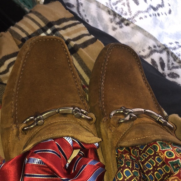 Ferragmo suede leather men shoes 10 main image 5